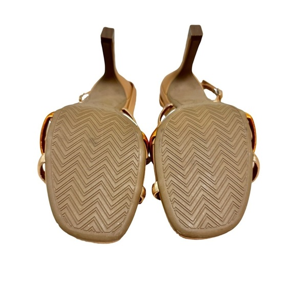 Strappy Sandals Adjustable, Leather Sole / Rose Gold, Gold, Silver, Nude, Beije - Picture 10 of 12